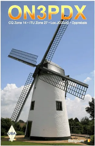 Opprebais QSL ON3PDX — Radioamateur, simulateur HAREC et ressources
